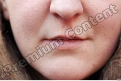 Mouth Woman White Chubby